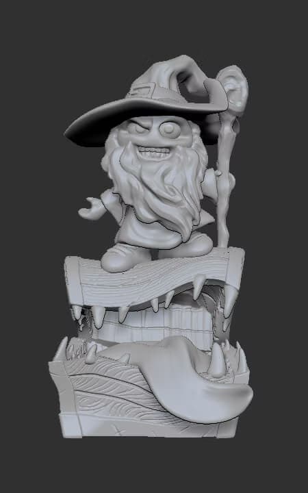 Cartoon Wizard Sculpt